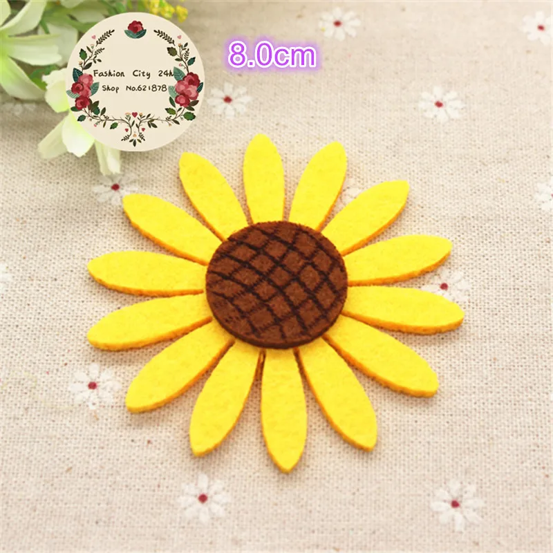 8 см Нетканые нашивки из фетра ручной работы для скрапбукинга 10 шт./лот| |