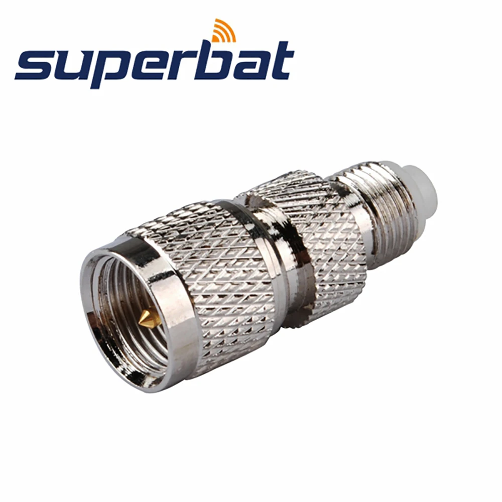 RF Coaxial Adapter FME Female to Mini UHF Male Straight Connector
