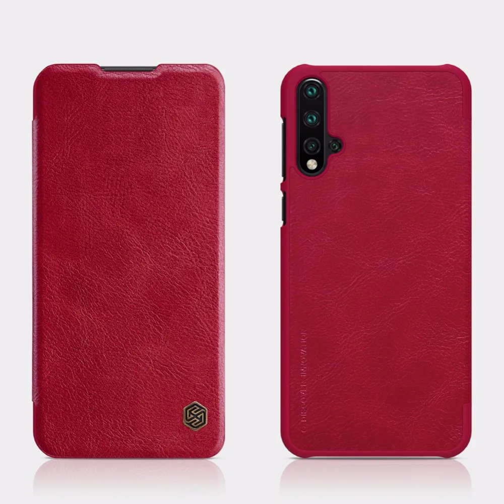 Чехол для huawei Nova 5 Pro Nillkin QIN откидной Чехол для Карты Карманный кожаный чехол для huawei Nova 5 Pro с роскошной упаковкой
