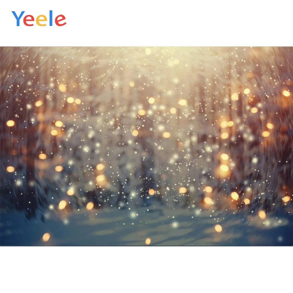 

Yeele Light Bokeh Glitters Swirl Circle Dreamy Baby Photography Backgrounds Customized Photographic Backdrops for Photo Studio