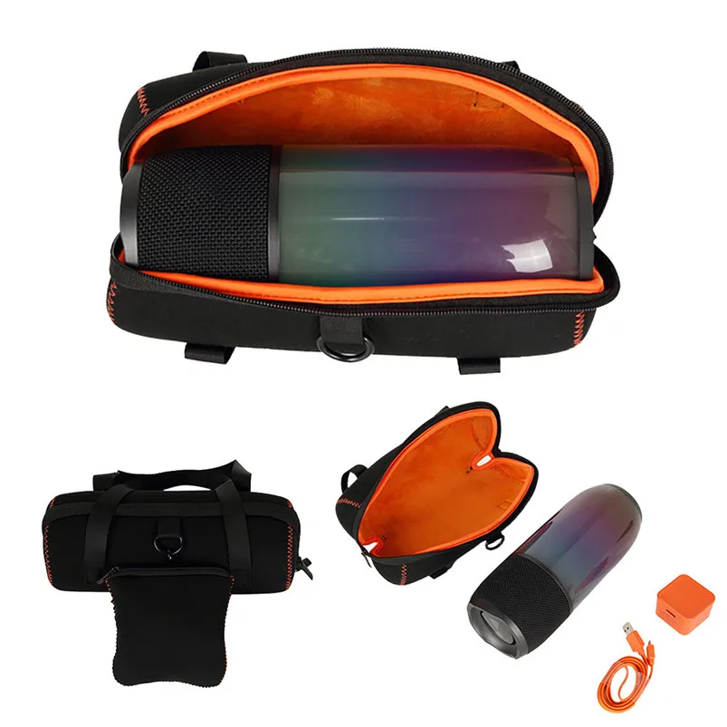 Zipper Speaker Bag Hard Storage EVA Travel Hard Storage Case Cover Shoulder Carry Bag ForJBL Pulse 3 Speaker 40MAY812