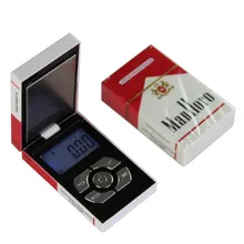 Новинка, мини карманные электронные цифровые ювелирные весы для золотых сигарет, коробка для взвешивания, 0,01, 200 г, весы, электронные мини-весы