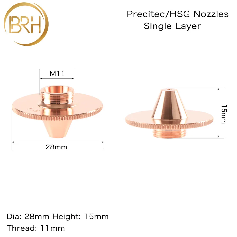 Лазерная выпуклость BRH однослойный Калибр 1 0-HD для Precitec 1064 нм волоконно-лазерная