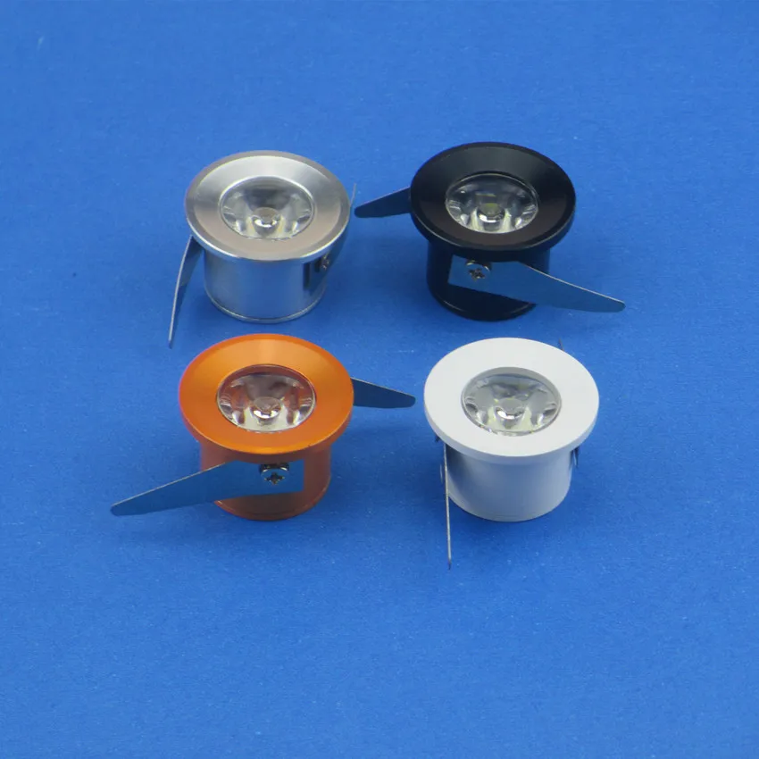 Led Recessed Cabinet mini Spot light 1W 3W Include Led Driver AC85 265V