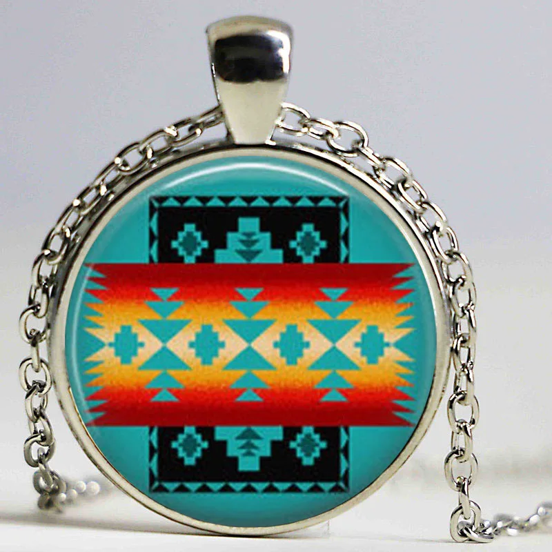Wholesale Glass Dome Necklace Native American Jewelry