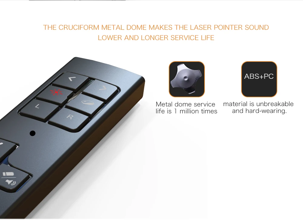 

PP930 Wireless Presenter PPT Flip Pen Air Mouse Mini USB Present Remote Controller 30m Slide Laser Pointer Multimedia Keys