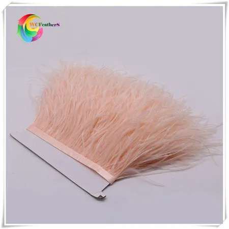19 champagne ostrich feather fringe 2