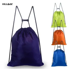 VILLGE Waterproof Sporty Sling Backpack bags for Women Men Drawstring Bags High-Quality Fashion