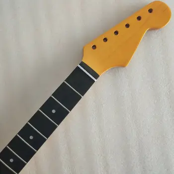 

21 frets vintage Maple guitar Neck Rosewood Fingerboard for Strat style yellow