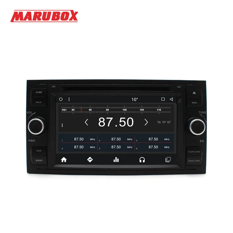 MARUBOX 7A601MT8,Штатная магнитола для Ford Focus 2,2004-2008,Mondeo Transit C-Max Fiesta,Android 8.1,Восьмиядерный процессор Allwinner T8,IPS,2 ГБ Оперативная память, 32 ГБ Встроенная память, GPS, Bluetooth,Радио,Wifi