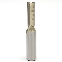 Machine Wood Cutter Bits 2 Double Flute Straight Cutting MDF Woodworking Router Bit Flush Trim bit Mill Cutter Slot Carving Tool