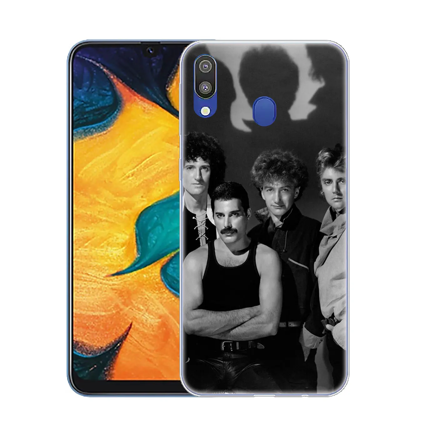 Жесткий прозрачный чехол для телефона Lavaza Queen Rock Group Samsung Galaxy A10 A20 A30 A40 A50 A60 A70 M10 M20 M30
