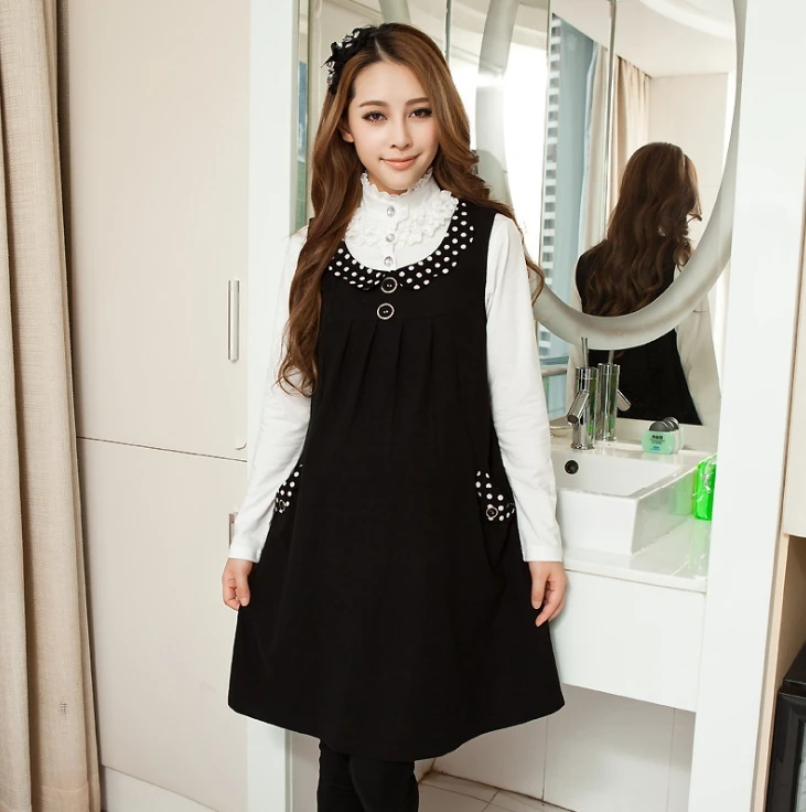 Comfortable Maternity Dress Pinafore 