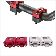 1 пара алюминиевый руль мотоцикла стояки 22-28 мм Регулируемые жир бар зажимы универсальные аксессуары для Honda Kawasaki Yamaha BMW