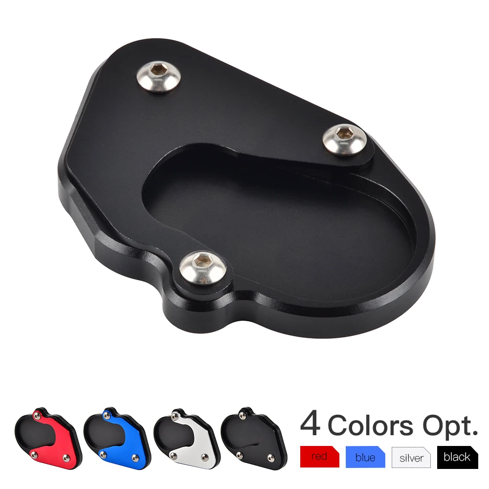 Motocicleta Soporte pie Caballete lateral enlarger placa CNC aluminio Pad para B M W F750GS F850GS 2018 2019
