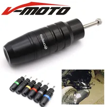 Мотоцикл с ЧПУ черный алюминий Краш колодки выхлопные Ползунки Краш протектор для CFMOTO 150NK CF125 400NK/650NK NK250