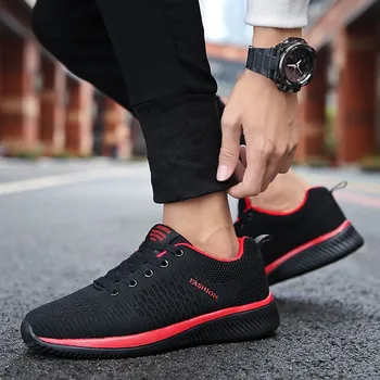 

Hot Sale Men Running Shoes Outdoor walking Breathable Trainers adult Sole Comfortable Non-slip Sport Sneaker zapatillas hombre