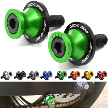 

10MM Swingarm Slider Motorcycle Stand Paddock For Kawasaki Ninja ZX-9R ZX900 1998-2003 ZX9R ZX 9R 9 R 900 Swing Arm Screws Cover