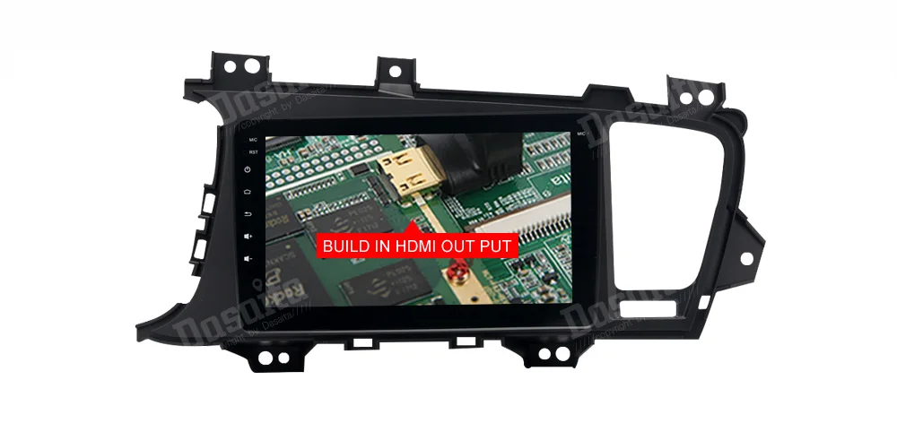 Perfect Car 1 din radio android 8.1 GPS Navi for Kia Optima / K5 2011 2012 - 2014 autoradio navigation head unit multimedia wifi BT RDS 8