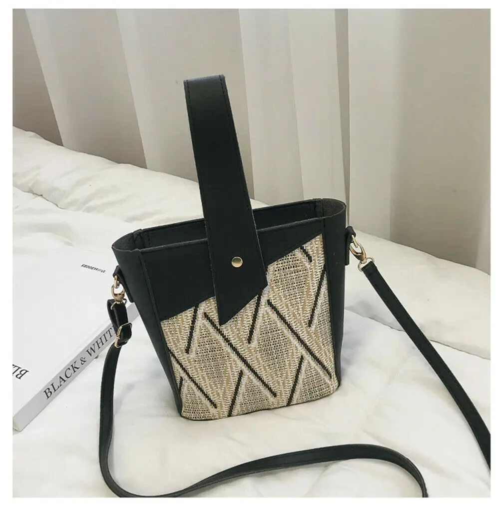 

2019 New Women Fashion PU Leather Tote Crossbody Bag Lady Elegant Diamond Pattern Zipper Mini Shoulder Handbag
