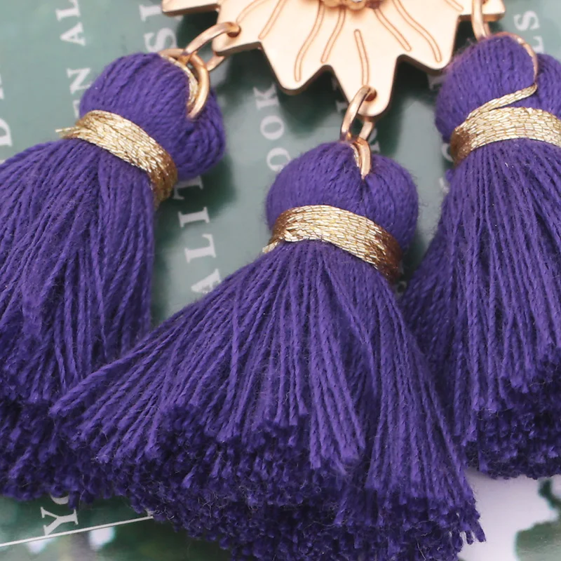 Sehuoran Tassel Earrings For Woman Brincos Are Big Earrings Long Pendients Boho Wedding Earrings Fashion Jewelry Oorbellen Gifts
