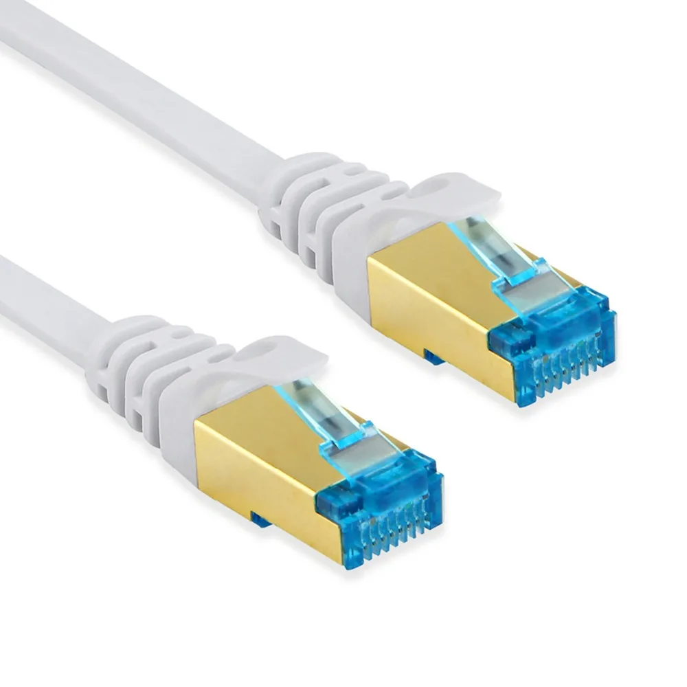 Ethernet Gigabit Lan Network Cable CAT6 Flat RJ45 0.5m 1m 2m 3m 5m 10m 15m 1000Mbps UTP Patch Cable for Router Computer PS3 PS4 1m 3m 5m 10m 15m ethernet cable cat7 lan network cable flat rj45 high speed patch stp gigabit cords xxm