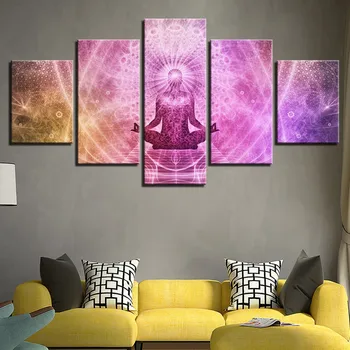 

Canvas Print Paintings 5 Piece Modern Picture Wall Art Picture Religious Figures Living Room Home Decor Ready to Hang Framework