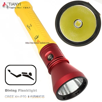 

Powerful XHP70.2 led scuba diving flashlight underwater torch 26650 waterproof CR xhp70 flash light lantern Lamp 4200 lumens