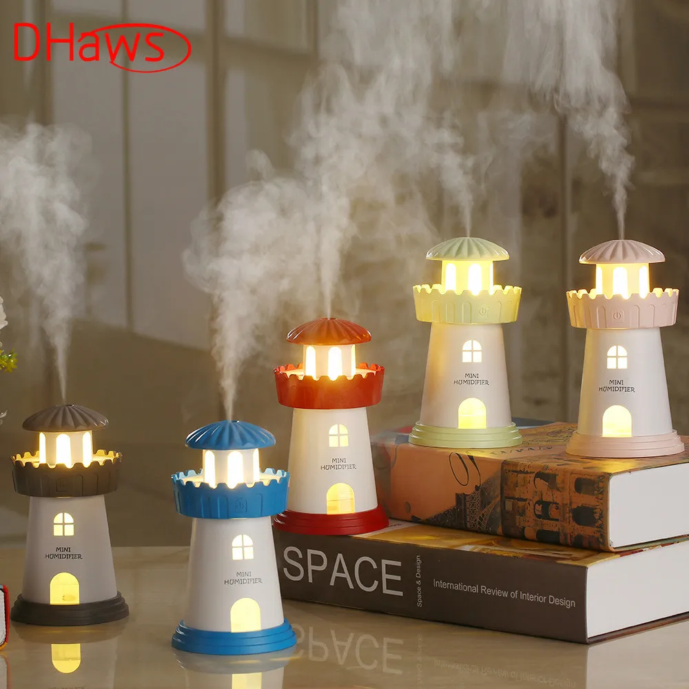 

DHaws 150ML Essential Oil diffuser of Home Car USB Ultrasonic Humidifier Air Aroma Diffuser Mist Maker Romantic Light Projector