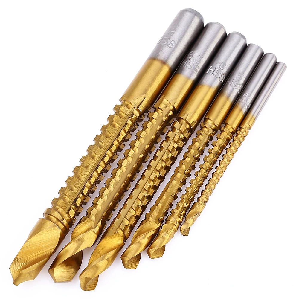 6pcs 3MM 8MM High Speed Steel 4241 Bit Titanize Coated Cutting Saw