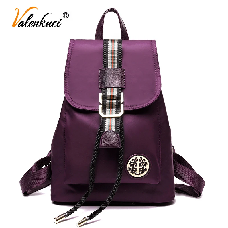 Valenkuci new 2017 women backpack high quality backpacks women s backpack for teenage girls nylon school