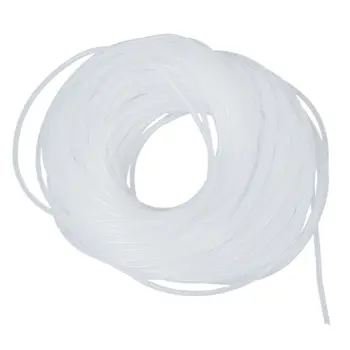 

Clear White 3mm Outer Dia 29M Polyethylene Spiral Cable Wire Wrap Tube