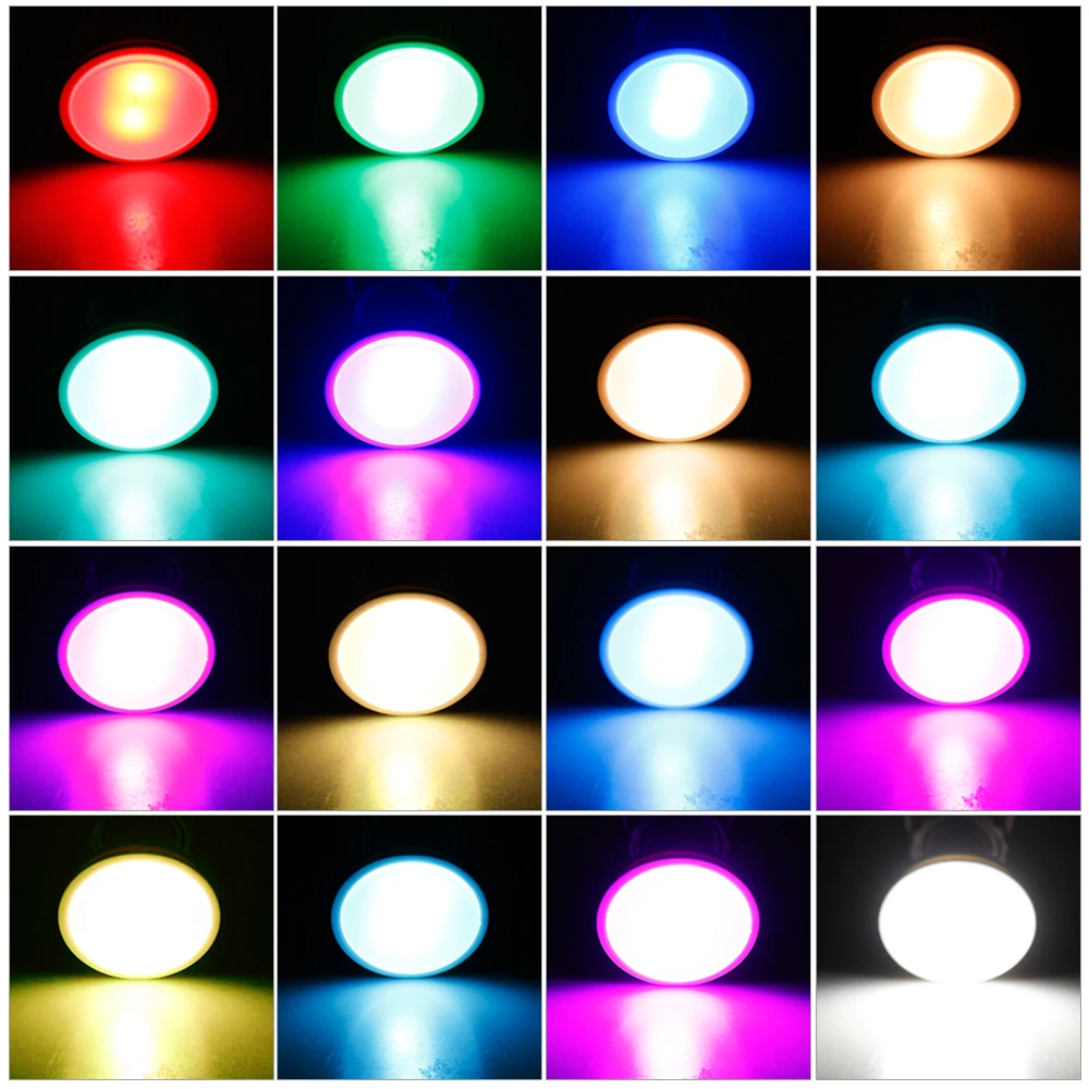 B22 RGB Светодиодная лампа E27 85 265 в 5 Вт 10 15 RGBW RGBWW GU10 с регулируемой яркостью
