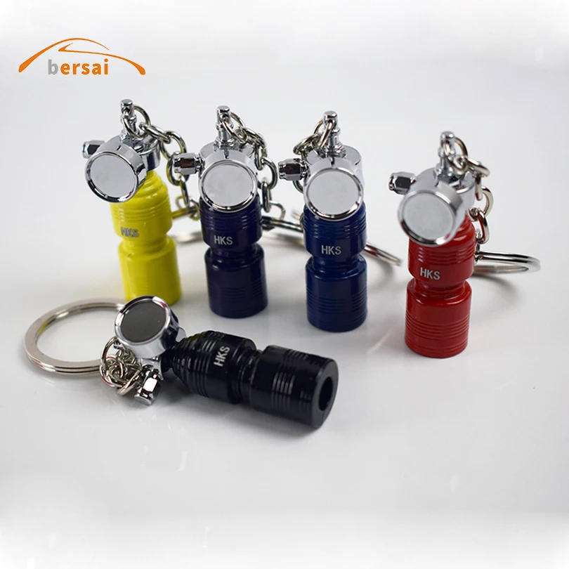 

BERSAI Upscale Luxury Metalfire hydrant keychain key ring Car styling Car keyring car key chain Creative Accessories Trinkets