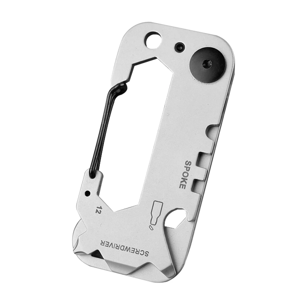 

Carabiner Outdoor Stainless Steel Multi Functioned Climbing Accessories Survival Tool Gift Portable EDC Keyring Anti-rust Sport
