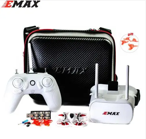Emax Tinyhawk 75 мм F4 Magnum Mini 5,8G Крытый FPV гоночный Дрон с камерой RC Дрон 2~ 3S RTF версия с 2 парой реквизит для подарка