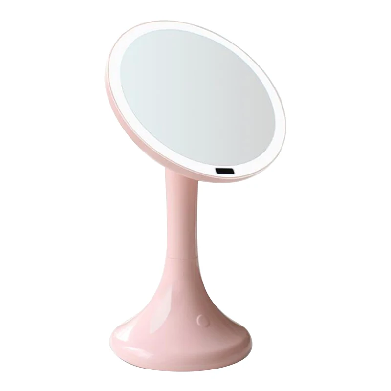 

Makeup Rechargeable Motion Sensor LED Light Mirror USB 180 Rotation Mirror Infrared Induction