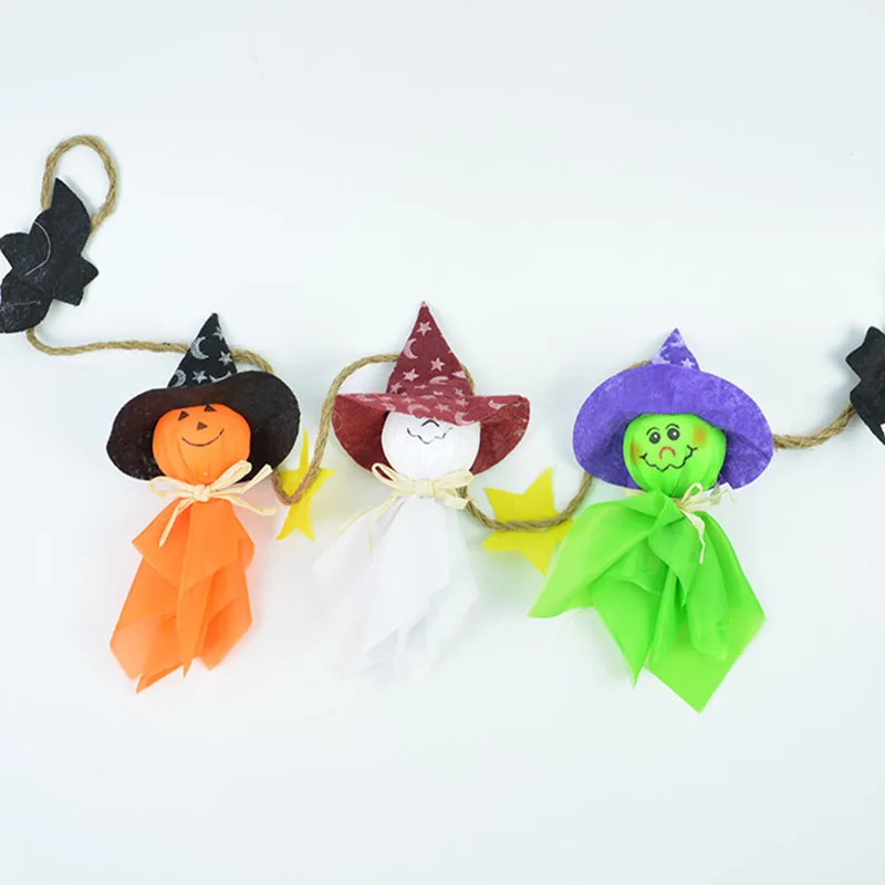 

Cute Ghost Wall Hanging Craft Kids Funny Joking Toys Props Hotel Bar Haunted House Props For Halloween Decoration