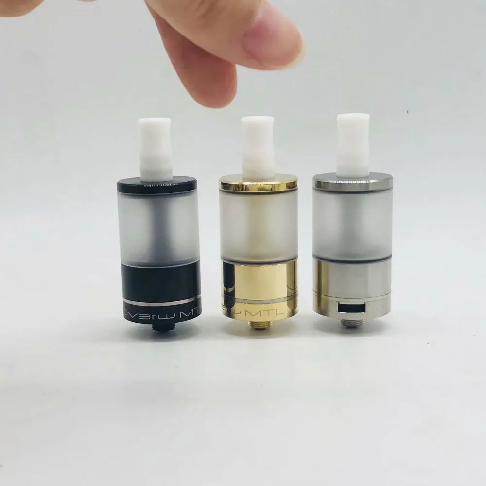 

Dvarw MTL v2 RTA atomizer 3ml Capacity E Cigarette Vaporizer Atomizer Stainless steel 22mm diameter Vaporizer Free shipping