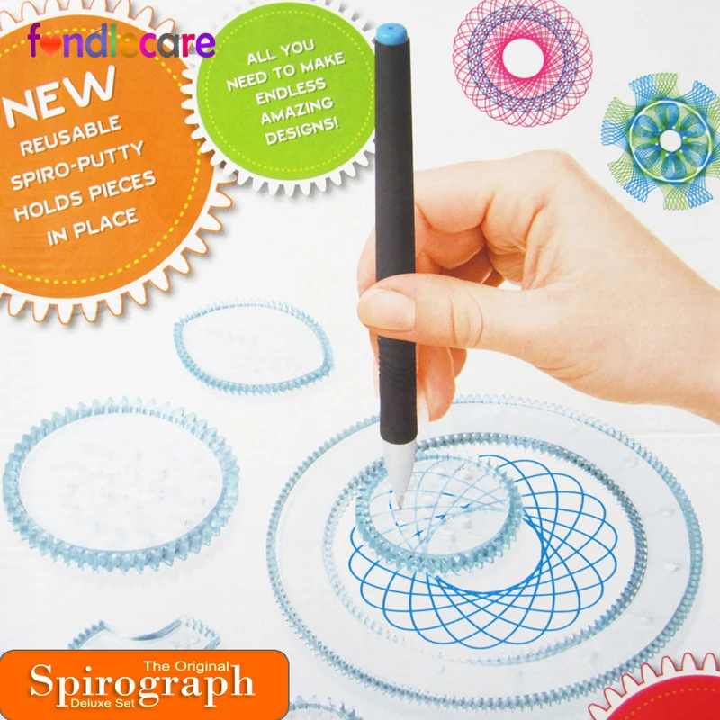 Fondlecare Spirograph Drawing toys sets Creative Draw Spiral Design
