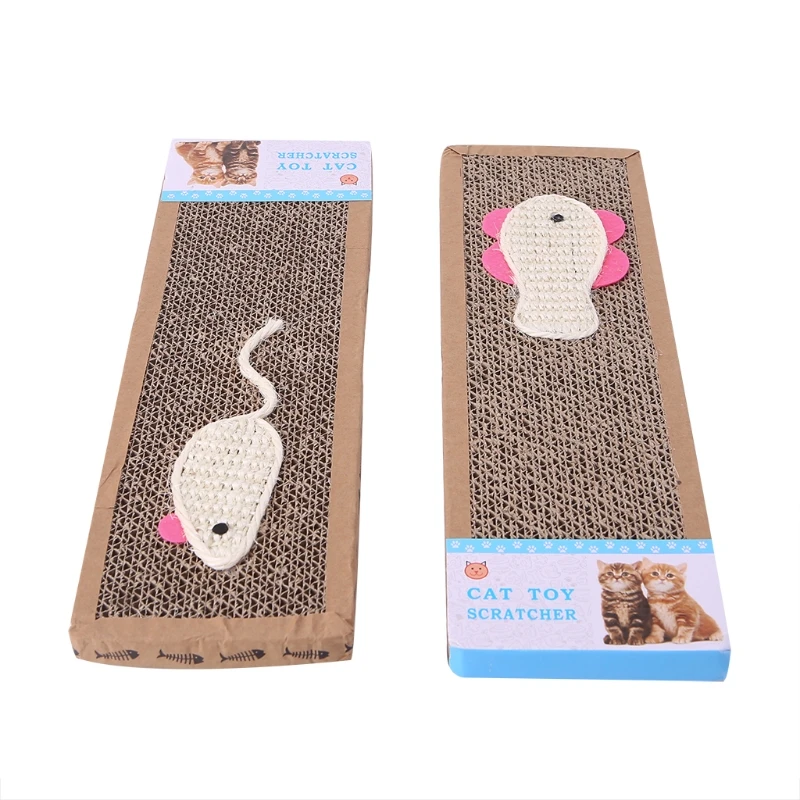 

Pet Cat Kitten Scratch Scratching Board Post Claws Sisal Hemp Mat Pad Supplies