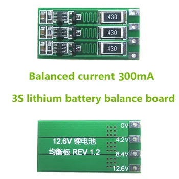 

3S 300mA Li-ion Lithium Battery Balancer Board 18650 Li-ion Battery Balancing Board Balance Current 1.1V 12.6V