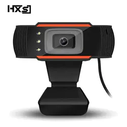 HXSJ 3LED HD webcam 480 P ПК камера с поглощения микрофоном микрофон ночного видения для Skype зарядное устройство на солнечной батарее веб-камера