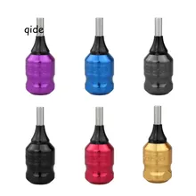 Новая высококачественная алюминиевая регулируемая татуировка с ЧПУ рукоятка для профессионального тату картридж иглы Фиолетовый 32 мм