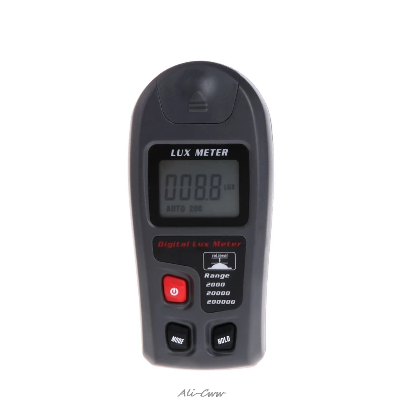 Цифровой светильник Luxmeter 0 1 ~ 200000Lux датчик большой ЖК дисплей фотометр|Приборы для