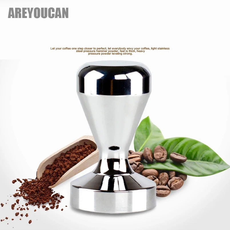 Areyoucan Stainless Steel Coffee Tamper Barista Espresso maker Handmade