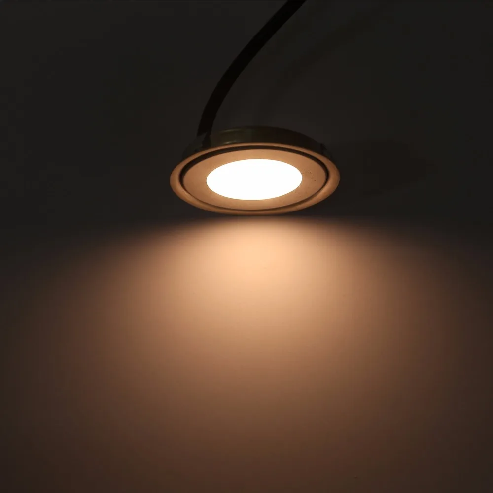 Luzes do Convés Plug para Caminho do Jardim ao ar Subterrâneo à Prova Levaram w 7lm Smd3350 ue - Eua Reino Unido au Livre Decoração Holofotes d' Água 6 Pcs 58mm 0.5 15 Lâmpadas subterrâneas