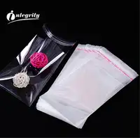 INTEGRITY 1000pcs 12*18cm Transparent Resealable self sealing gift/Boutique/cookie package bags clear zip lock Opp Plastic pouch