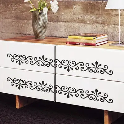 

57X7cm Hot Vines Pattern Wall Decals For Bath room kitchen Furniture Multi-Place Removable PVC Wall Sticker Home Decor