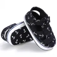 2024 Brand New Newborn Infant Baby Girls Boys Summer Casual Sandal Shoes 2 Style Cotton Print Cool Soft Baby Shoes 0-18M 6